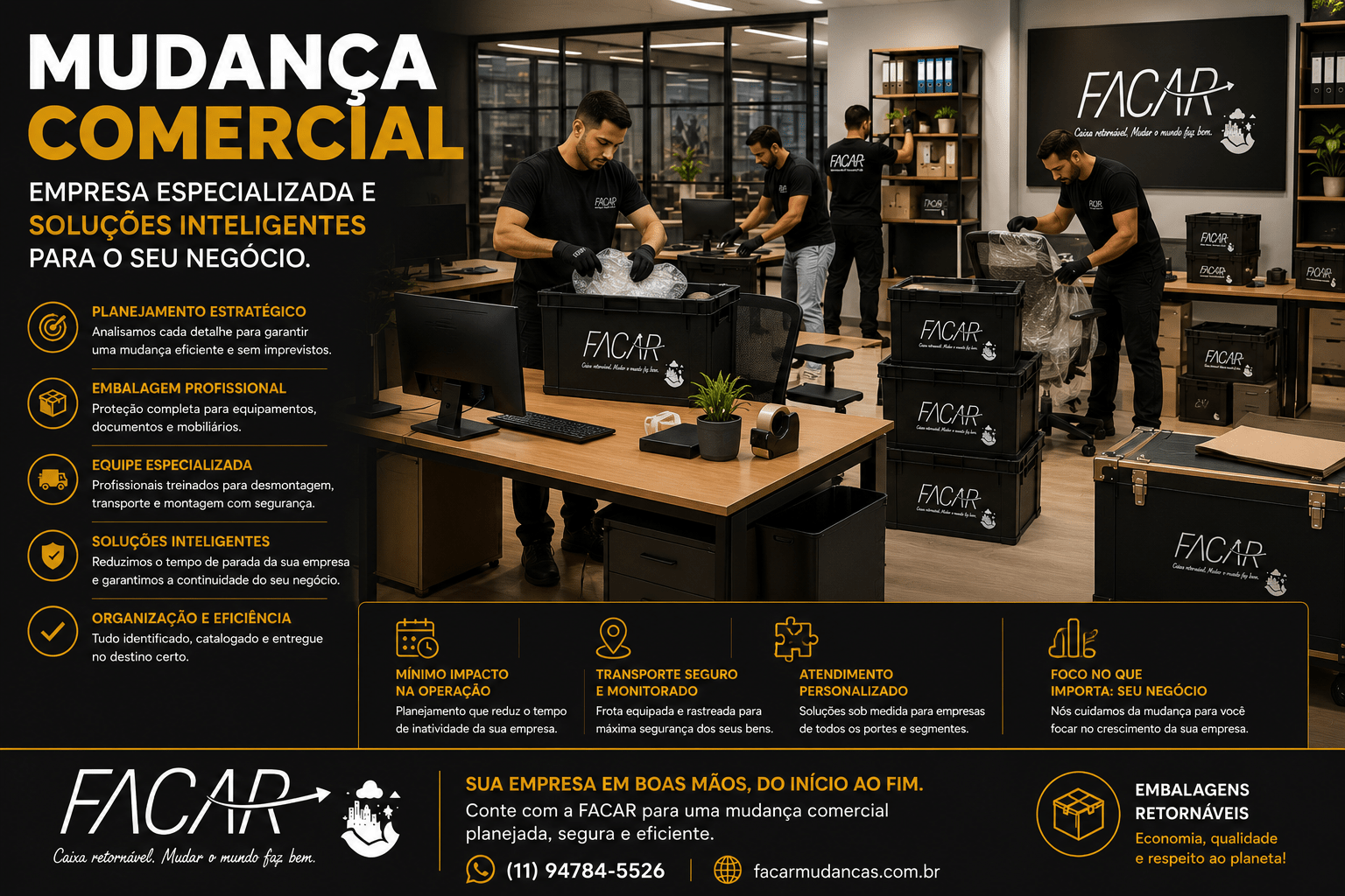 Mudança Corporativa em São Paulo