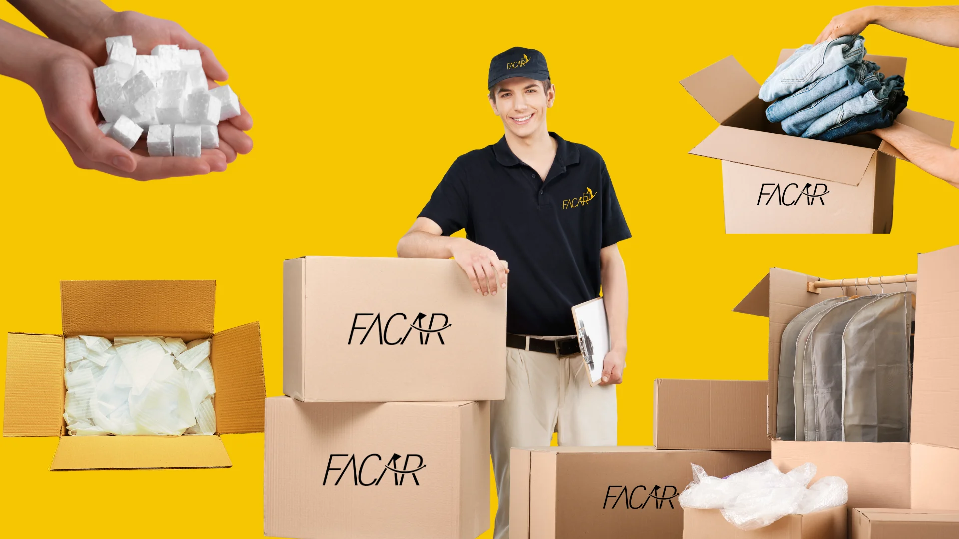 Facar Mudanças - Empacotamento de Objetos com Segurança!