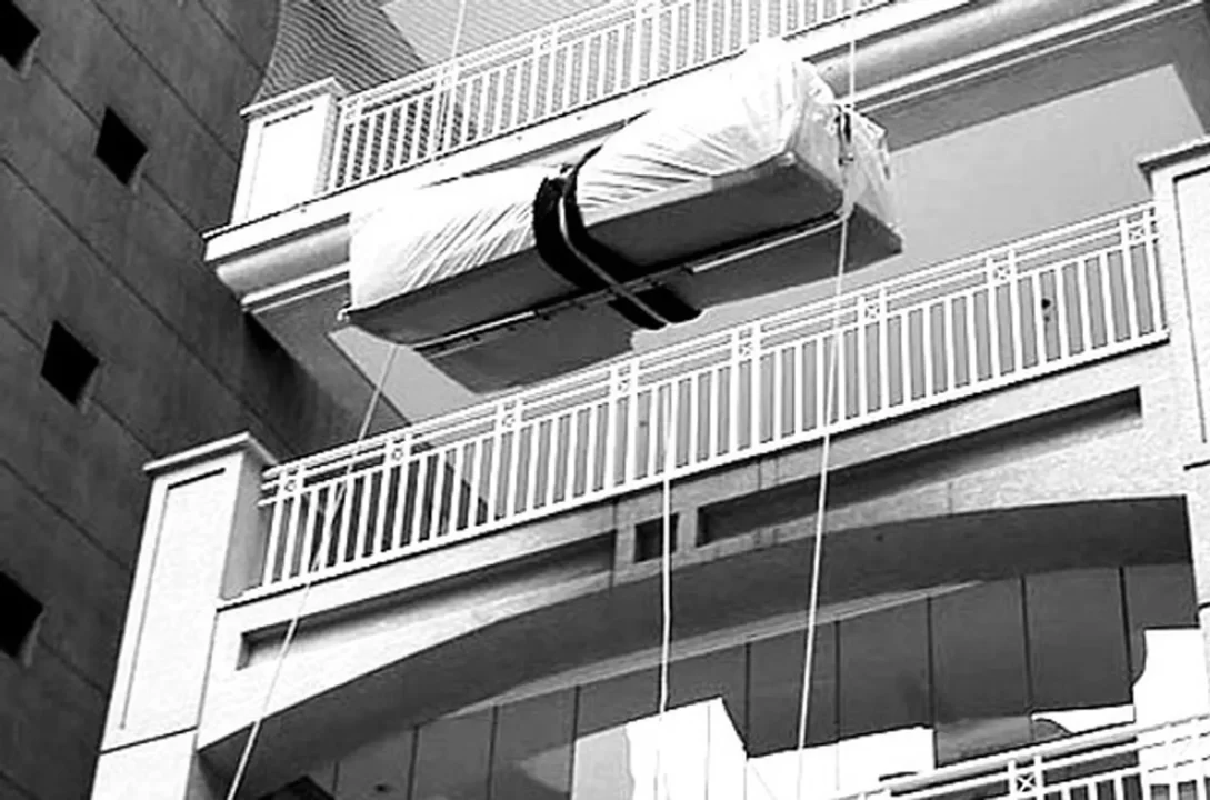 Içamento para objetos de grande porte ou acesso limitado.